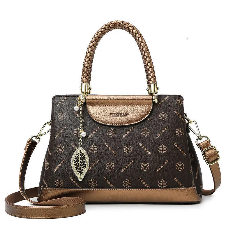 LEMON KOKO Classic Temperament Damen Handtasche Schëller Hierscht a Wanter Grouss Kapazitéit Pendelbeutel_voghion.com
