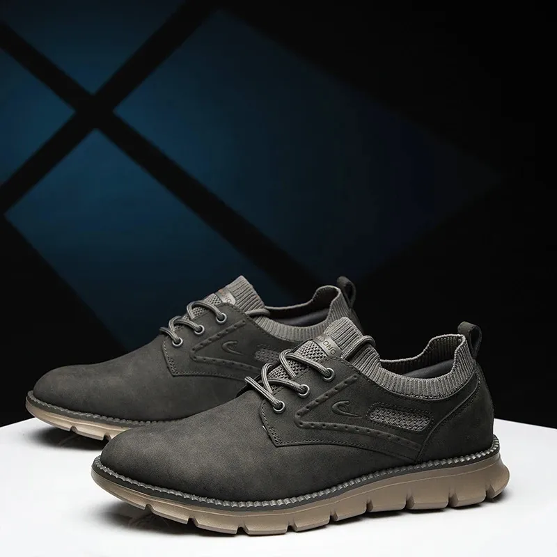 Mocassini oxford in mesh da uomo - scarpe in pelle eleganti_voghion.com