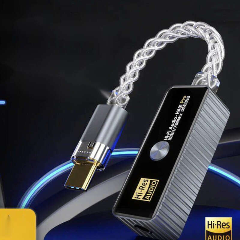 Mały kabel dekodujący typu c do kabla audio 3,5 mm, bezstratny wzmacniacz słuchawkowy HIFI do telefonów komórkowych_voghion.com