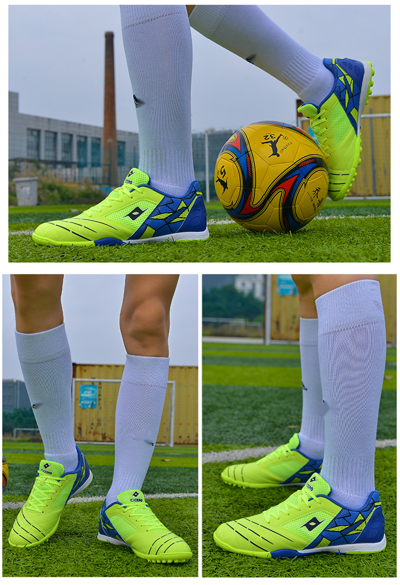 2024 Neue Schuhe: Große Kinder-Studententrainings-Fußballschuhe Jungen, Sportschuhe für Herren_voghion.com