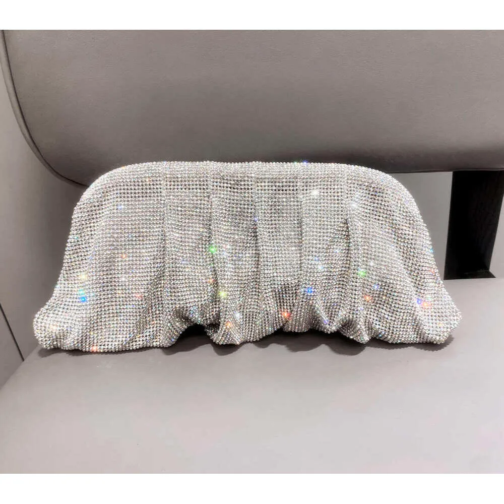 Pochettes de soirée faites à la main avec poignée brillante, nouveaux sacs à main et sacs à main pliables de créateur pour fête de mariage de haute qualité_voghion.com
