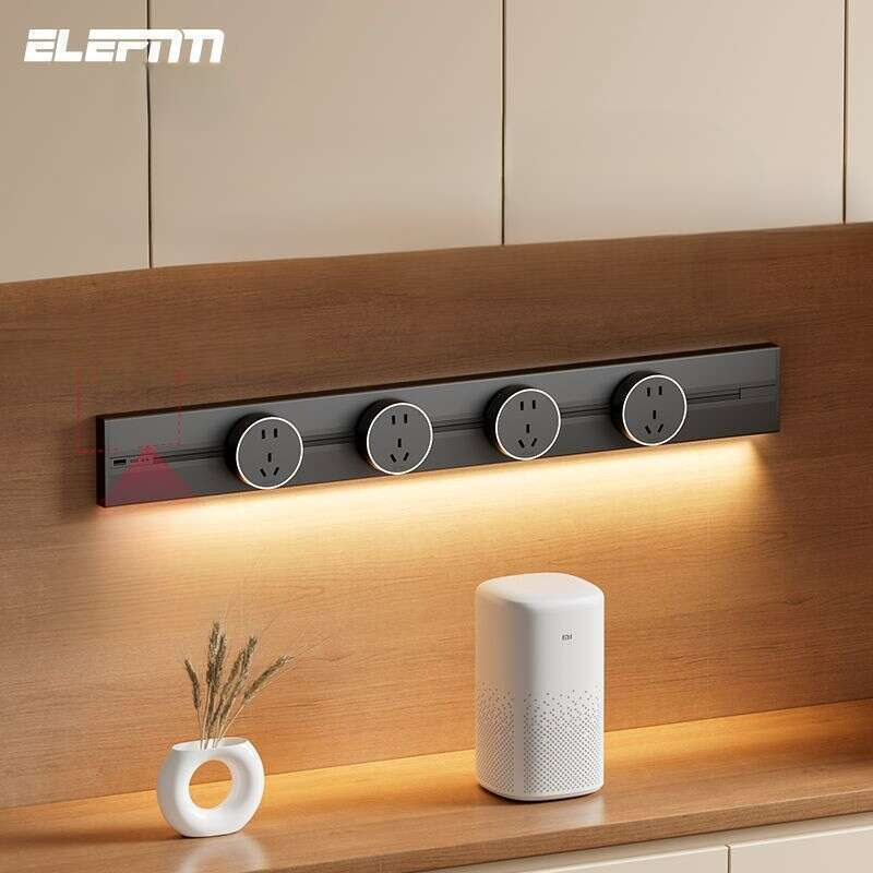 【Protección ocular con alta reproducción de color】 Riel con luz de inducción USB-C para cocina, sala de estar, hogar, deslizante móvil_voghion.com