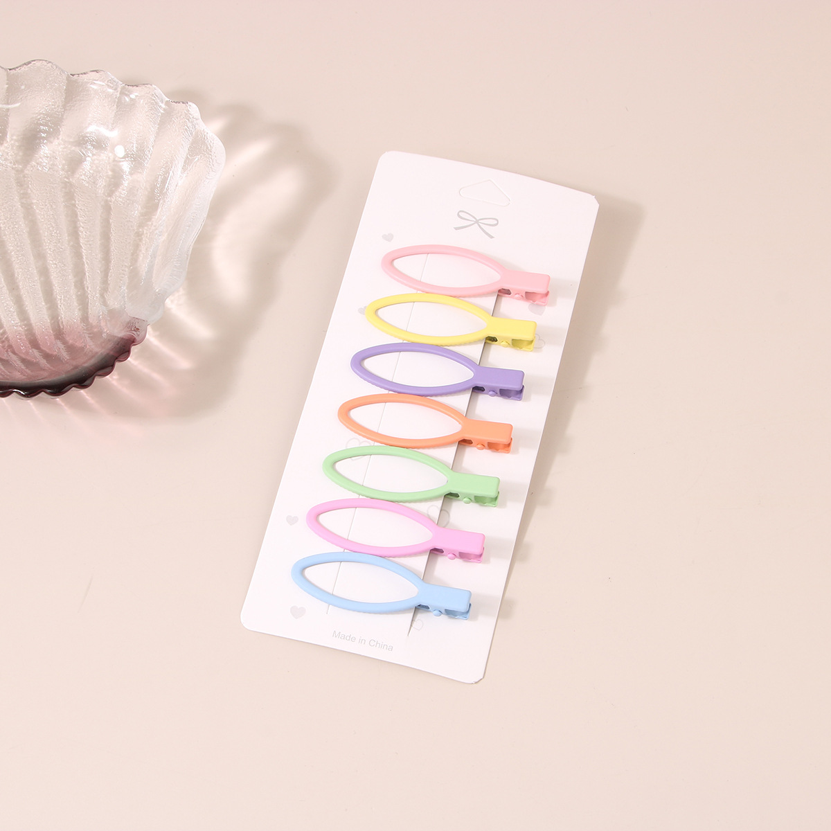 Guanyang ins naadloze haarspeld gradiënt kleur pak meisjesachtige pony haarspeld zijclip eendenbek clip haaraccessoires groothandel_voghion.com