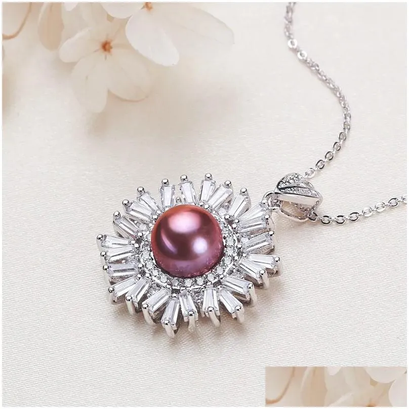 Collane con ciondolo Collana di perle Edison Ornamento Catena di estensione con parola O placcata in oro ramato all'ingrosso Gioielli d'acqua dolce_voghion.com