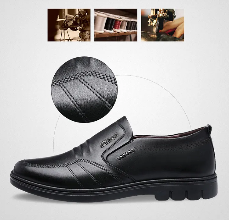 Man Sport Shoe Loafers Men Non-slip Leher Slip-on Black Driving Sneakers Male Dress Shoes Light Brehable Footwear_vogvips.com