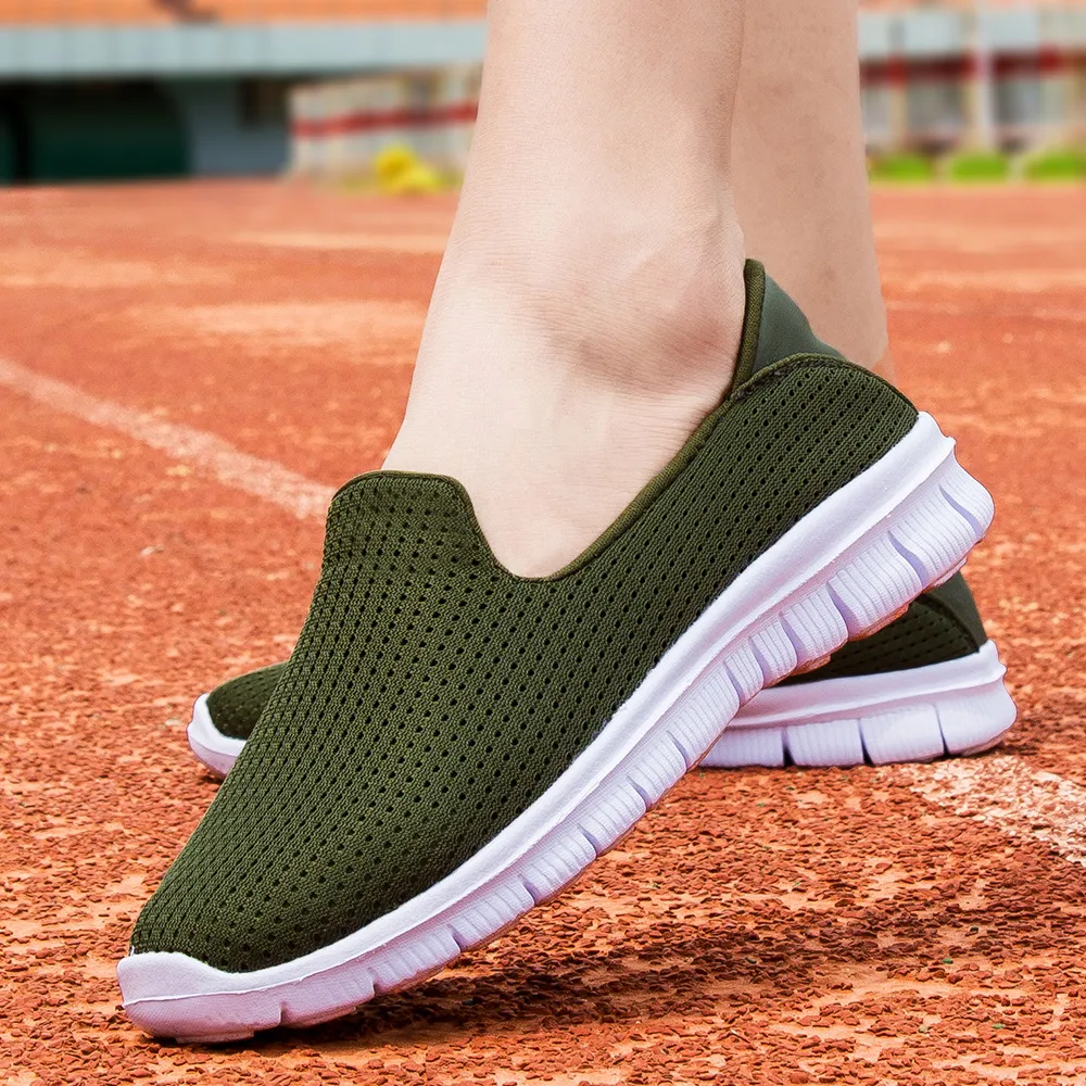 Lightweight 2021 Flat Sneakers New Women Breathable Loafers Quality Ladies Shoes Basket Femme Atillas Mujer Casualisd34_voghion.com