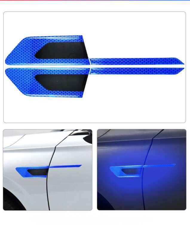 Car Leaf Panel, Fender Reflective Body St, Anti-collision Strip, Safety Warning, Engine Light Eyebrow Decorative_voghion.com