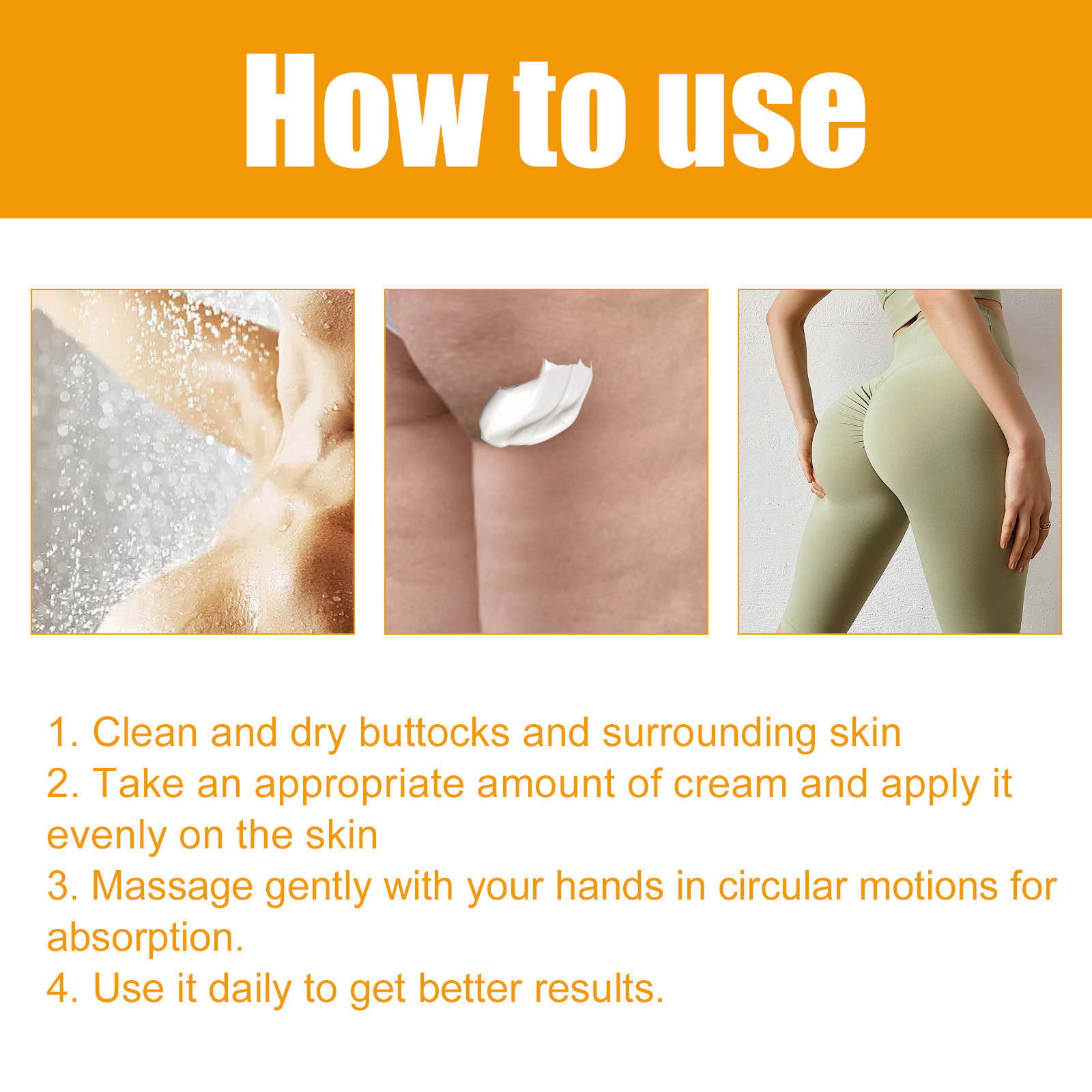 Jaysuing plump, Peach Cream, Firming and Moisturizing Hip Lifting Cream_voghion.com