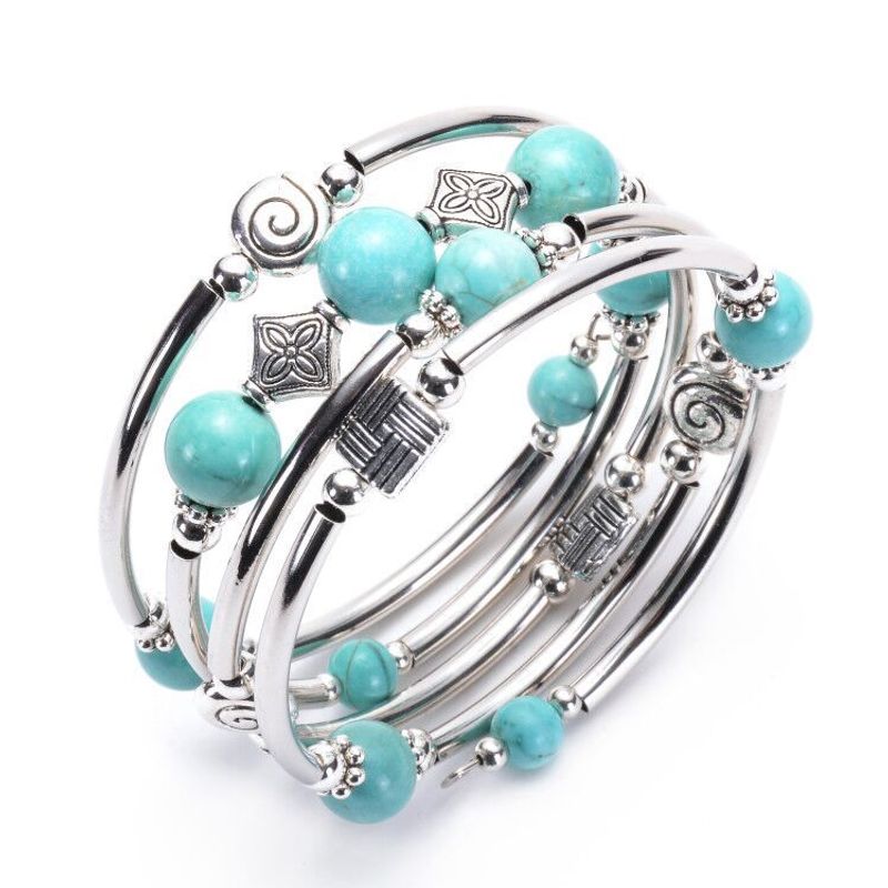 Natürliches Türkis-Wickelarmband_voghion.com