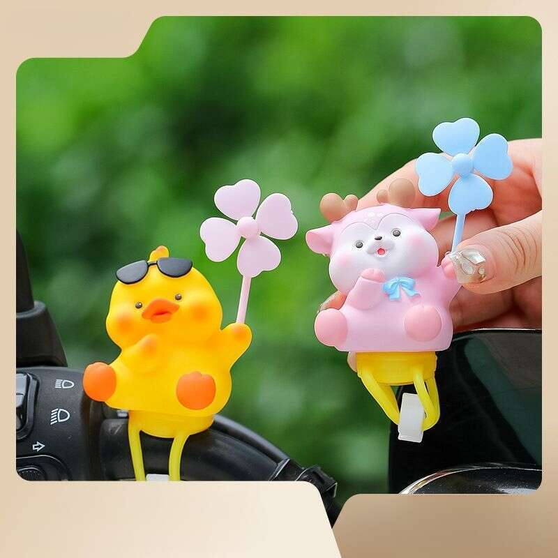 Electric Small Wind Cute Cartoon, Spinning Girl, Personalized Electric Scooter, Decorative Instrument Panel, Network,_voghion.com