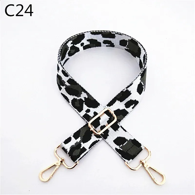 3.8cm Leopard Print Narrow Shoulder Strap Adjustable Womens Belts Replacement Bag Accessories 240805_voghion.com