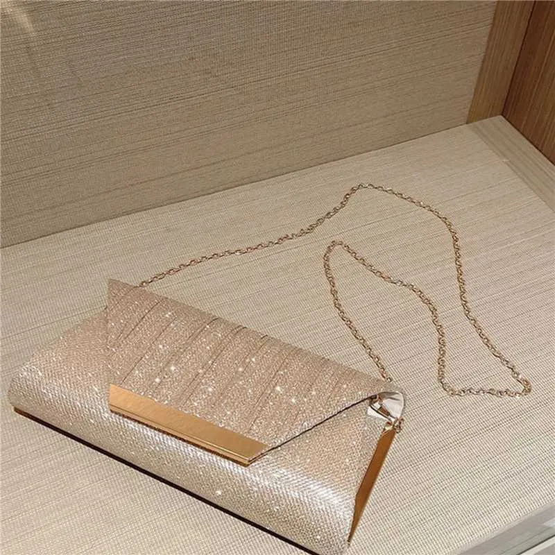 Sac à main élégant pour femme, pochette de soirée, sac à bandoulière avec chaîne, pour banquet, soirée, mariage, Y241019_voghion.com
