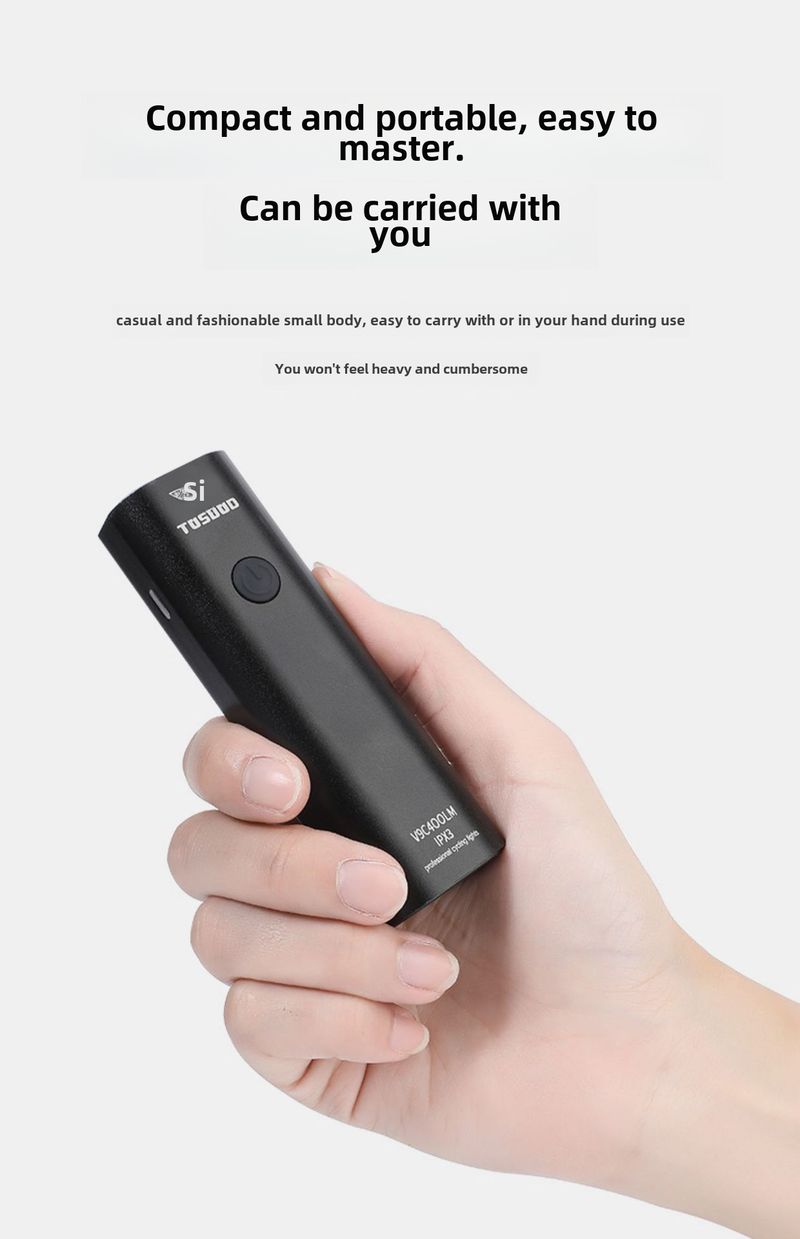 Φακός φόρτισης USB για νυχτερινό φως, προβολέας ποδηλάτου βουνού, ιππασία_voghion.com
