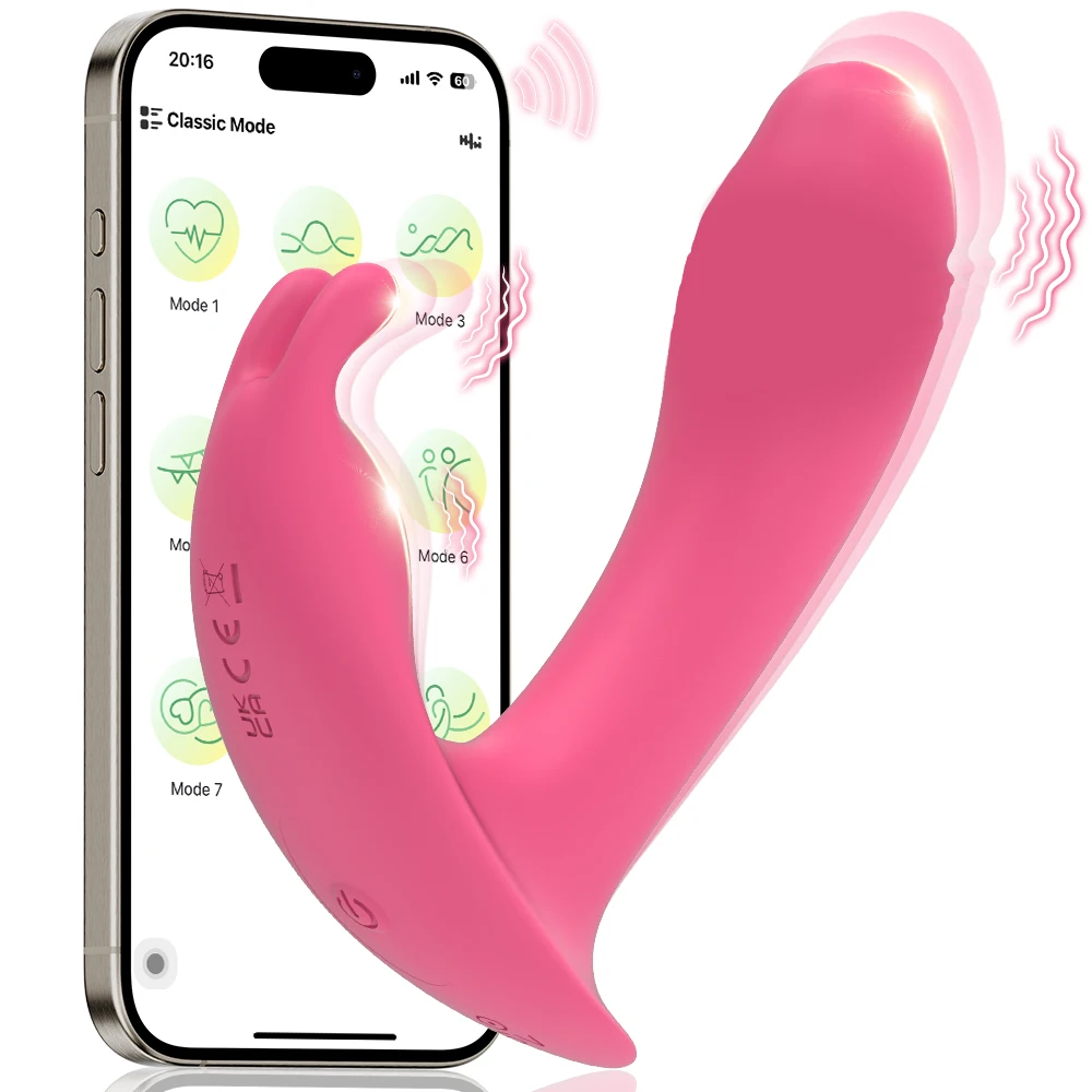 Rabbit Vibrator App Control G-spot Clitoral Stimulator For Women_voghion.com