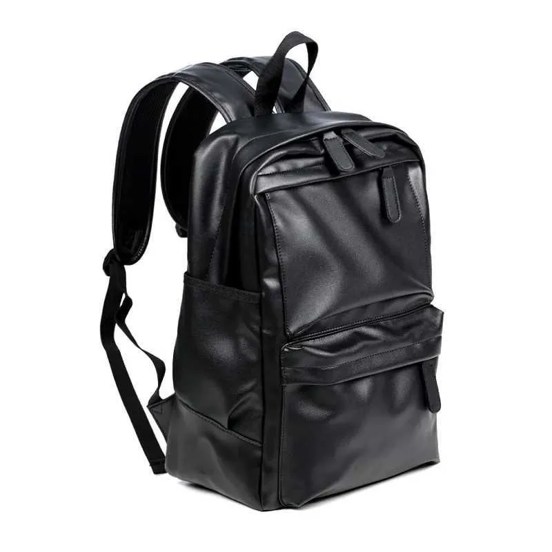 Herren Rucksack Wasserdicht Aus Kunstleder Für Reisen Und Freizeit_voghion.com