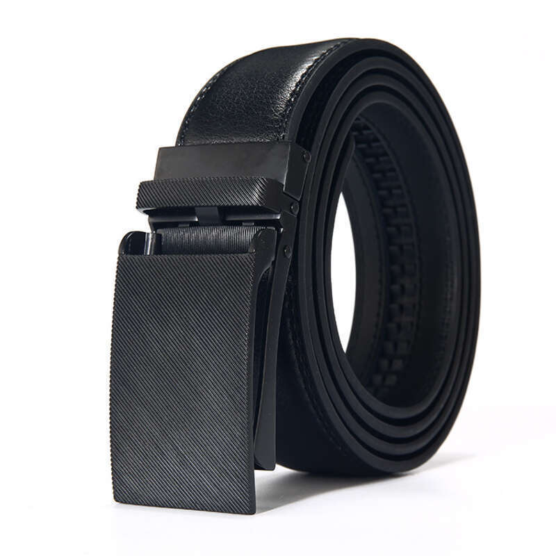 Cintura automatica da uomo in pelle per stile business formale_voghion.com