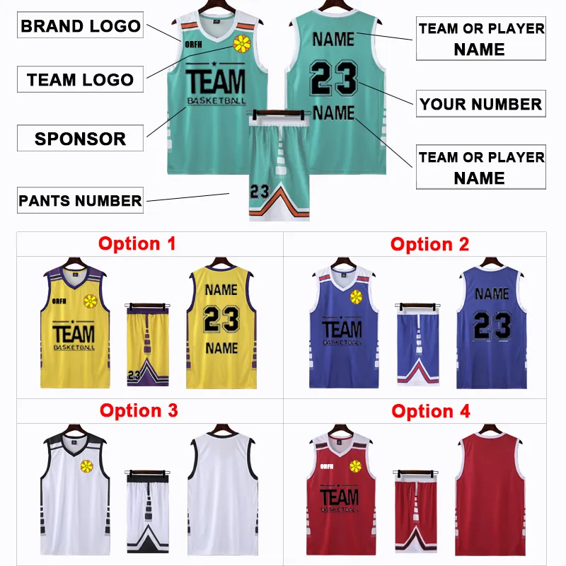Kits de camisetas de baloncesto para adultos y niños 2022 con diseño personalizado. Cualquier equipo. Comuníquese con nosotros para obtener su diseño personalizado._voghion.com