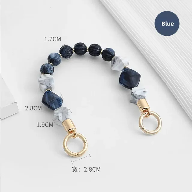 Acrylic Strap Removable Bag Accessories Colourful Womens Resin of bags Purse Chain Fishbone chain 241115_voghion.com