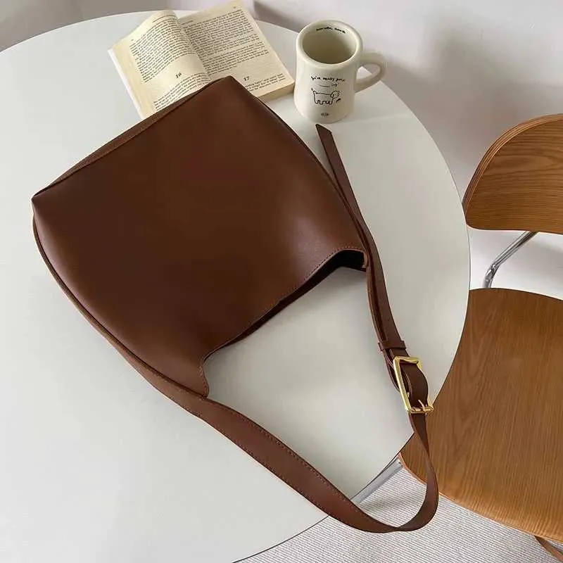 All-Match Women Shoulder Solid Fashion Handbag Crossbody Womens Minimalist PU Leather Bag for WorkC241104C241105_voghion.com