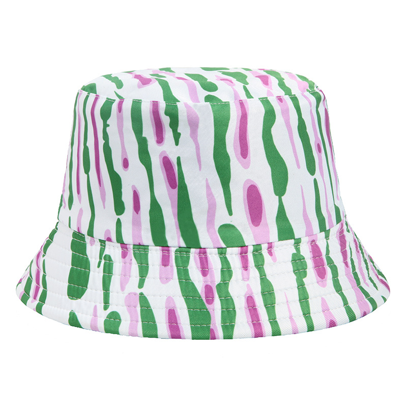 Cappello da pescatore alla moda, modello secchiello, primavera estate, geometrico, tie-dye, fiore, sole, animale_voghion.com