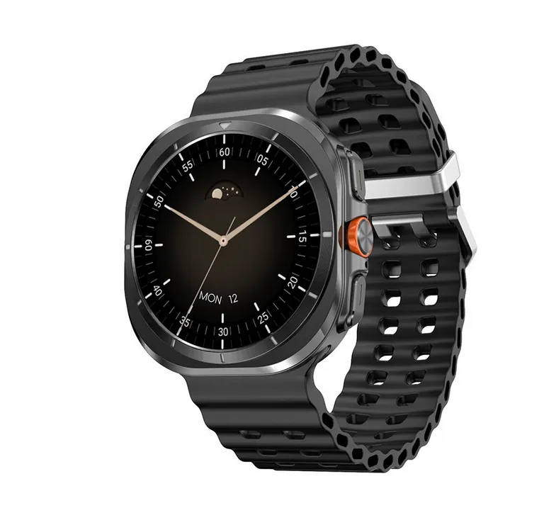 2025 Nuovo orologio Watch7 Ultra Smart Watch da uomo di alta qualità 7 con video GPS NFC 47 mm AMOLED Fitness Tracker Health Smartwatch TPU_voghion.com