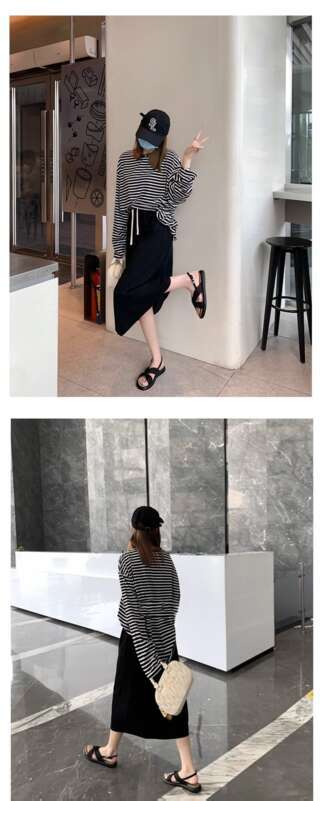 Cloud Cross Thick Bottom Casual Sandals Women's Beach Summer Model_voghion.com