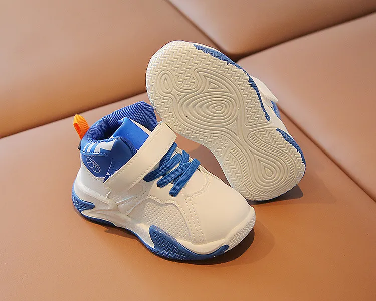 Kids Fashion High-top Sneakers For Boys Girls Sport Running Lightweight Children Casual Toddler Walking Shoes Sizes 21 -_voghion.com