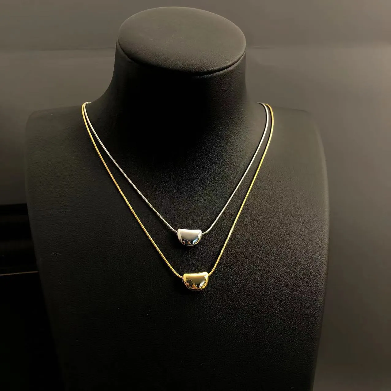 Minimalistische Halskette Mit Anhänger Für Damen Romantisch_voghion.com