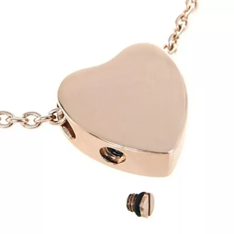 Ogrlice s privjeskom Rose Glod, mogu se otvoriti, ogrlica s srcem od nehrđajućeg čelika, ključna kost za žene, poklon za Valentinovo GJ-05_voghion.com