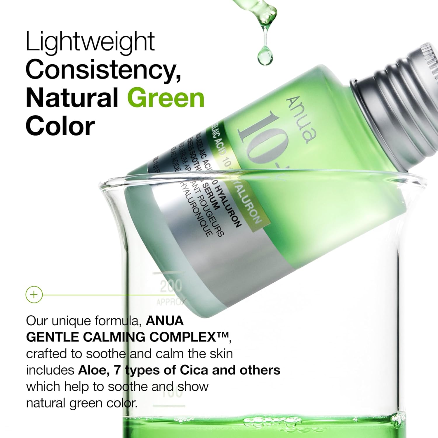 Ny Anua Azelaic Acid 10 Hyaluron Rødme Beroligende Serum Ansigtsserum_voghion.com