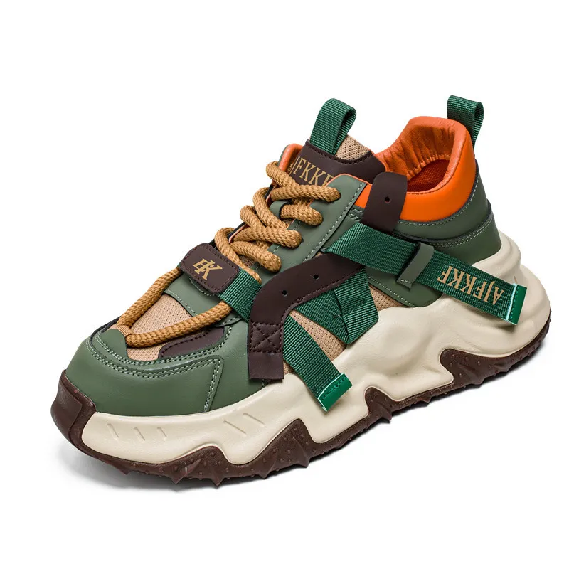 2024 new free shipping designer suitable for men's thick soled mesh breathable casual sports shoes outdoor sneakers_voghion.com