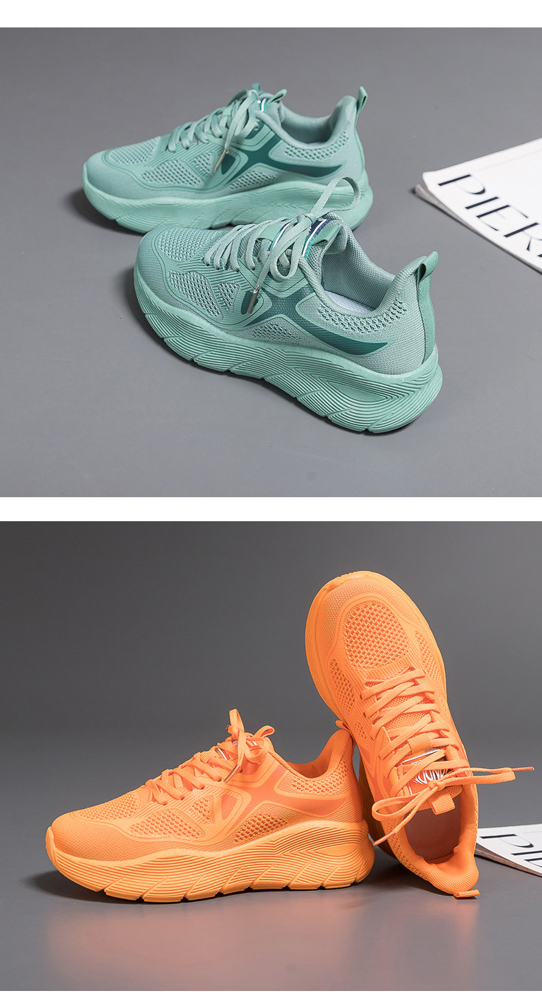 Women's Breathable Running Shoes With Thick Sole For Casual Wear_voghion.com