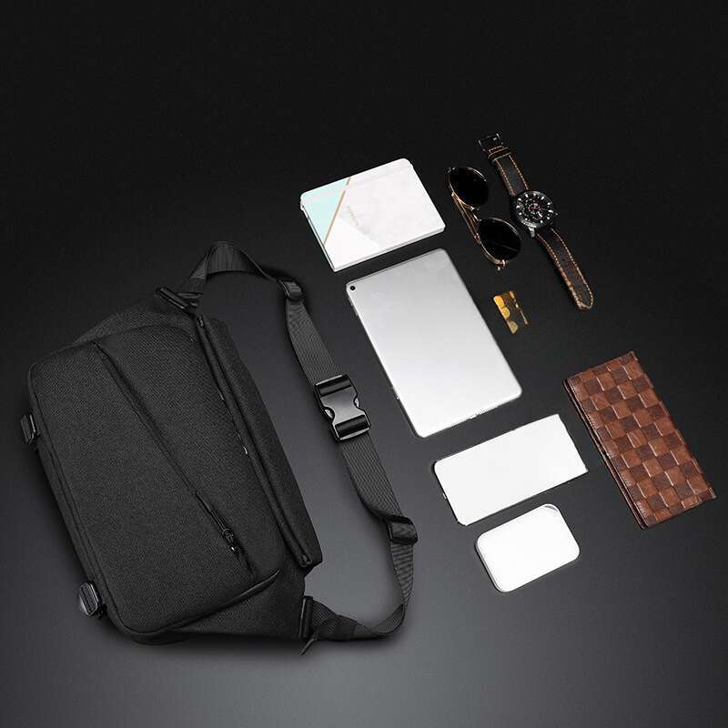 Nuova borsa a tracolla, borsa sportiva da uomo Tide Shoulder, grande capacità_voghion.com