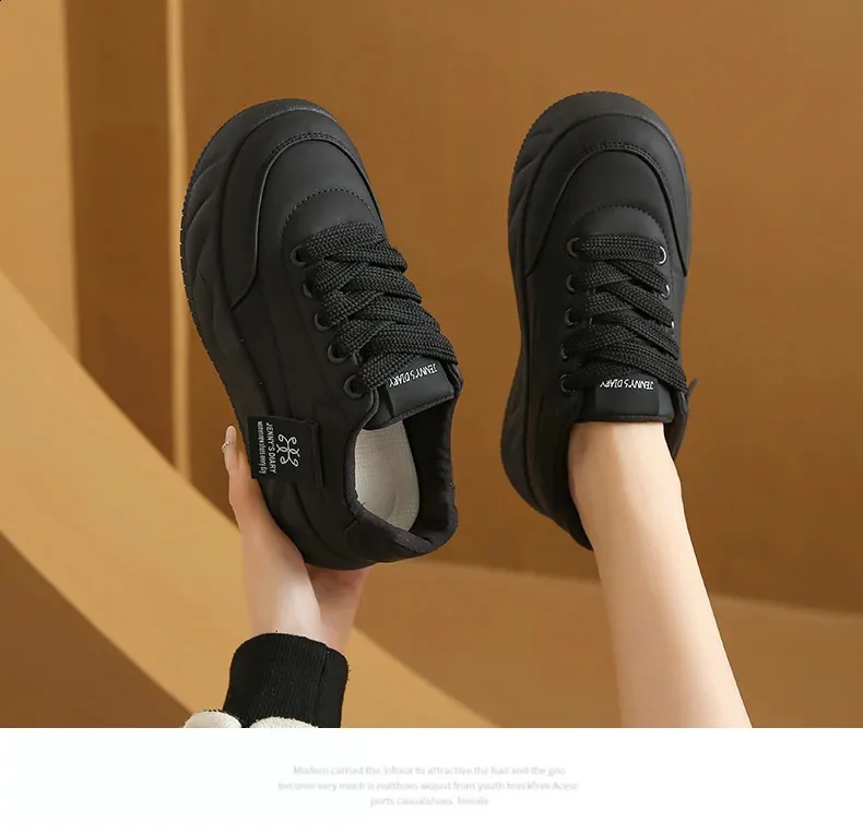 Chaussures de travail en cuir pour femmes, imperméables, antidérapantes, résistantes à l'huile, pour le sport, la cuisine, 250425_voghion.com