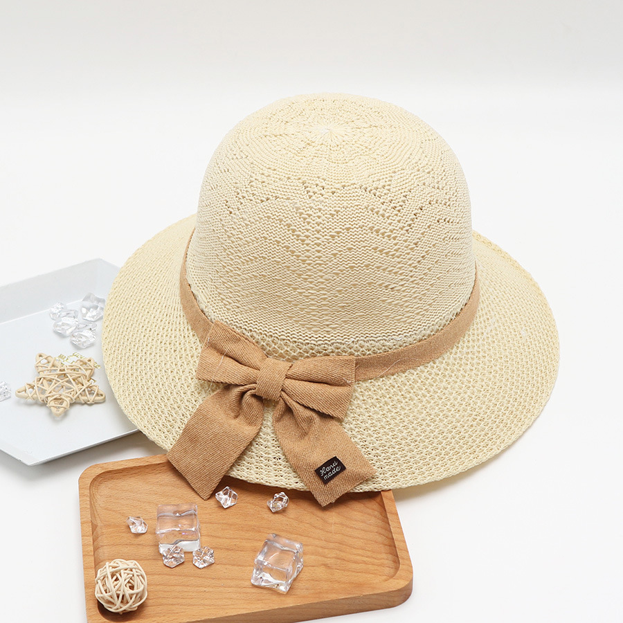 Korean Version Of Beach Big Brimmed Straw Women In Summer Scenic Spots, Cool For Vacation, Sun Protection, Sunshade Hat,_voghion.com