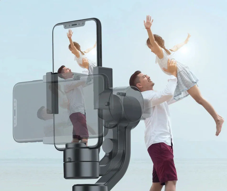 Support de téléphone portable à cardan 3 axes QAML F8, stabilisateur d'enregistrement vidéo anti-vibration pour smartphone 250417_voghion.com