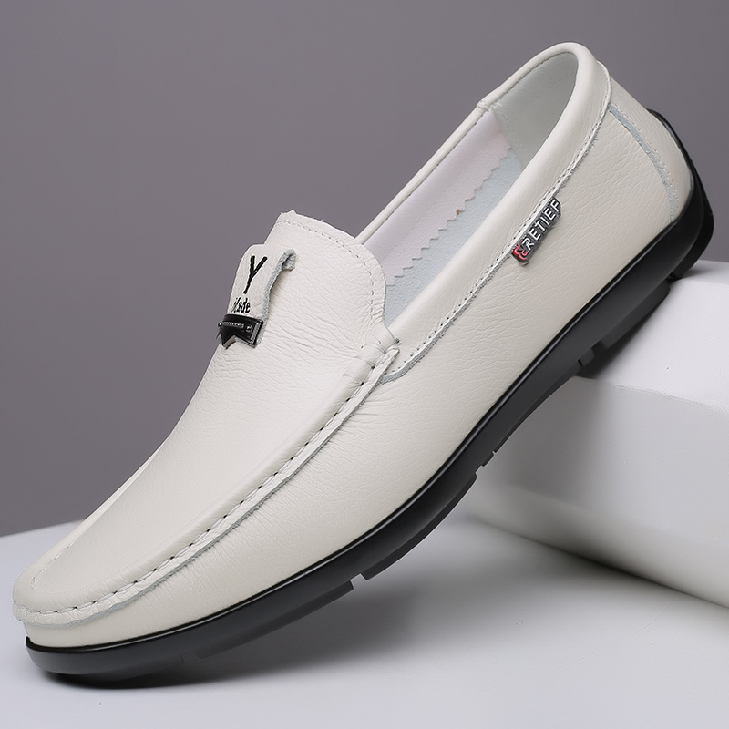 Herren Halbschuhe Lederschuhe für Herren Freizeitschuhe Mokassins Atmungsaktive Sneakers Herren Fahrschuhe Komfort Flats_voghion.com