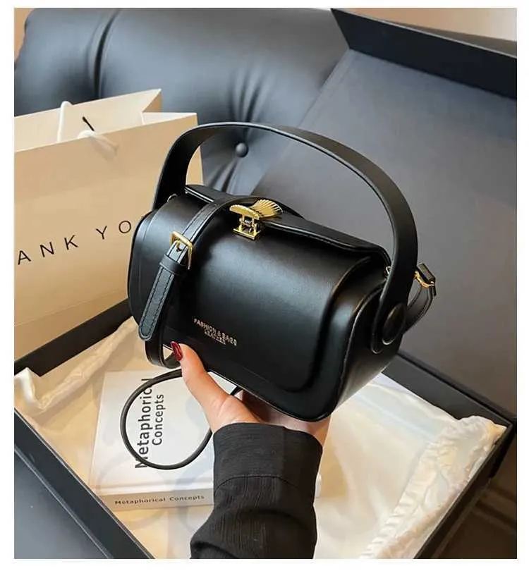 Fashionable and High-end Small Square for Women New Spring/summer Single Shoulder Bag Textured Crossbody Ba241217_voghion.com