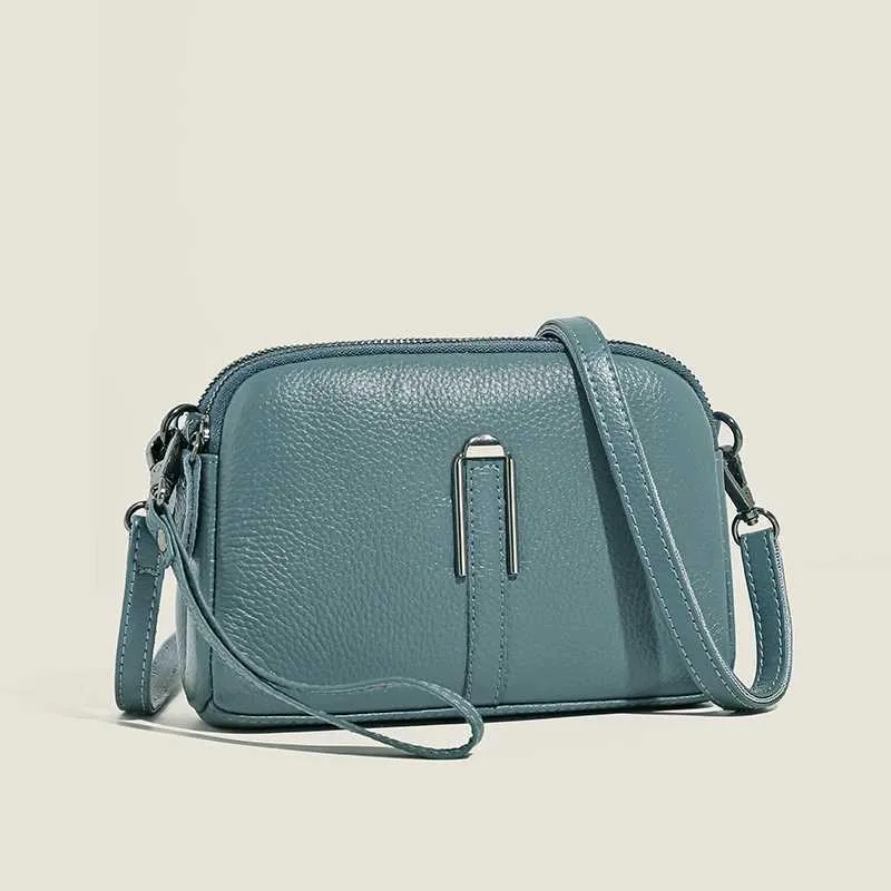 Genuine handbag 2023 cowhide leather shoulder cross body Fi womens messenger bag Y241025_voghion.com