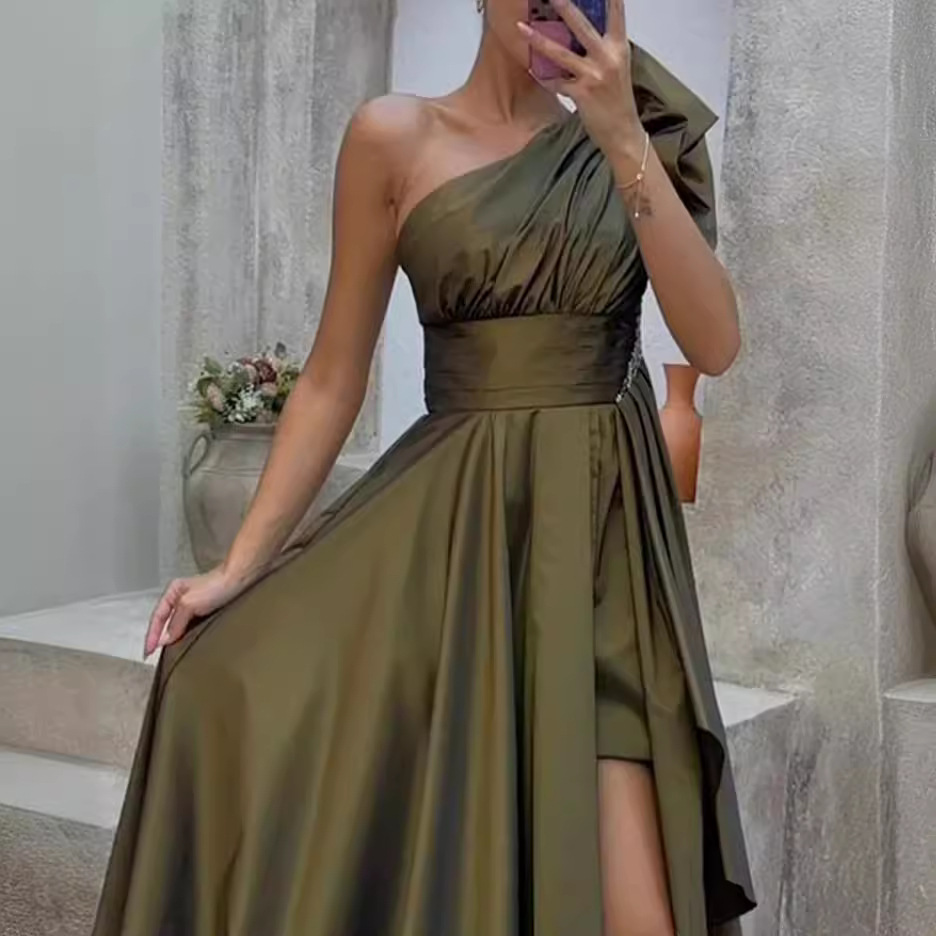 Rochie elegantă pentru femei, rochie lejeră la modă de toamnă_voghion.com