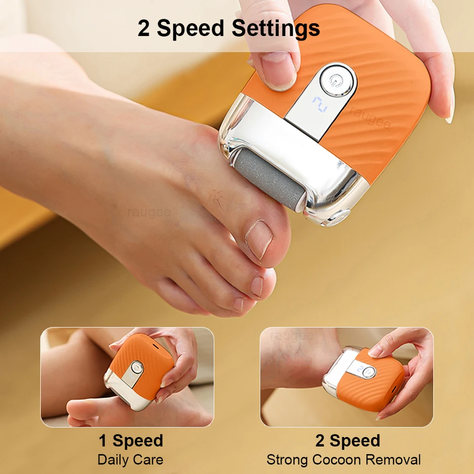 Electric Foot Callus Remover Rechargeable Electronic Foot File_voghion.com