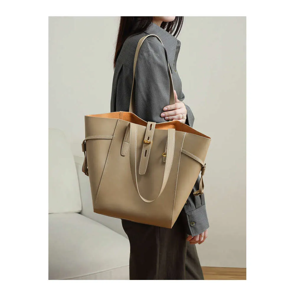 Sac fourre-tout en cuir véritable pour femme, nouveau sac à main en cuir de vache, grande capacité, mode maman, sacs à bandoulière_voghion.com