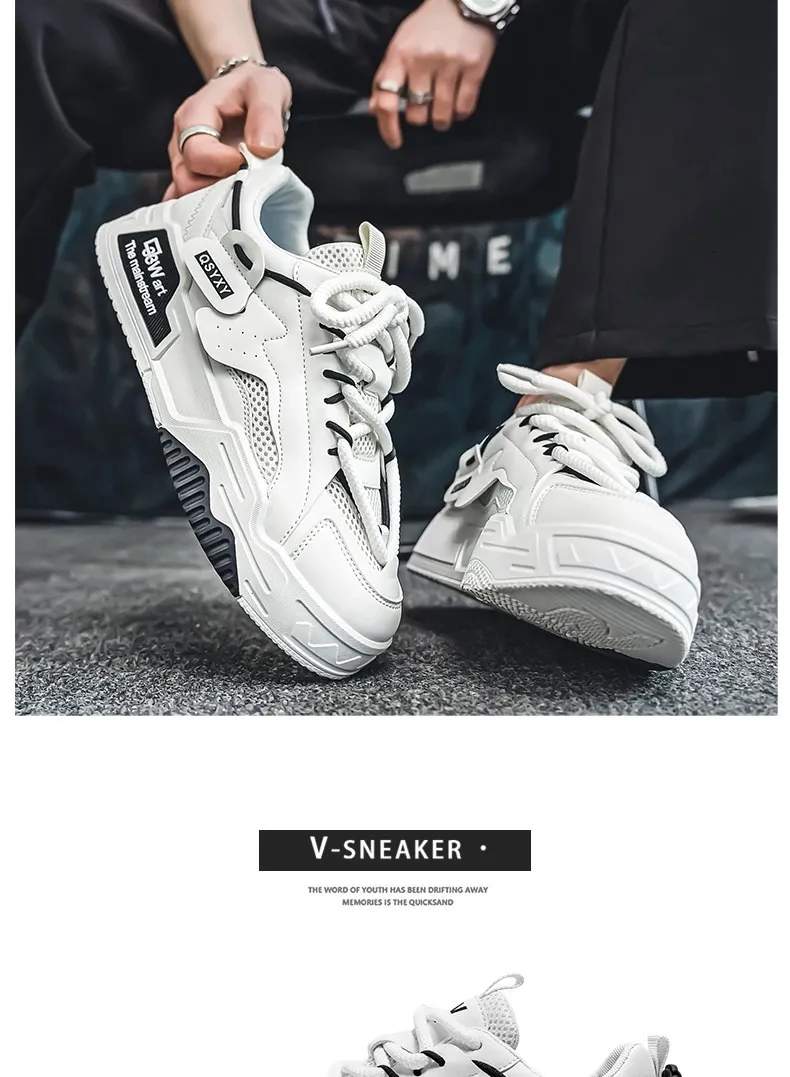 INS Løping Pustende Skateboarding Tunge og Komfortable Uformelle Tenis Mascuo Herre Sportssko 241007_voghion.com
