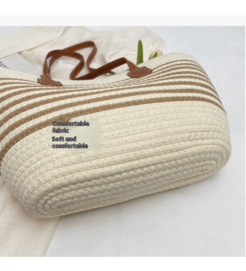 2024 Neue gewebte Grastasche Damen, Gemüsekorb mit großem Fassungsvermögen, Umhängetasche, hochwertige sensorische und_voghion.com