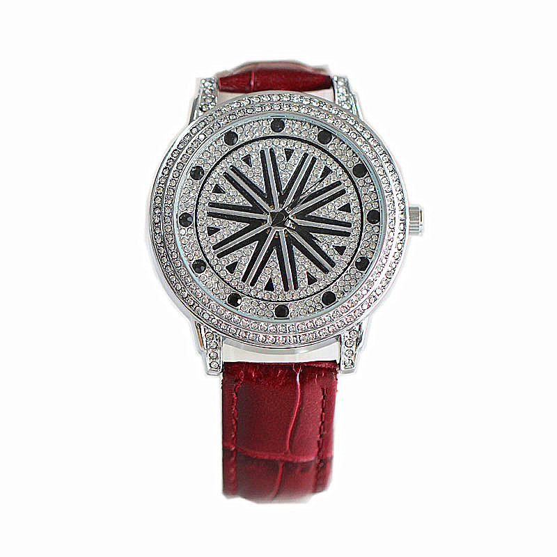 Orologio da donna alla moda, quadrante grande universale, costantemente in funzione, cinturino in vera pelle impermeabile, orologio al quarzo da uomo_voghion.com