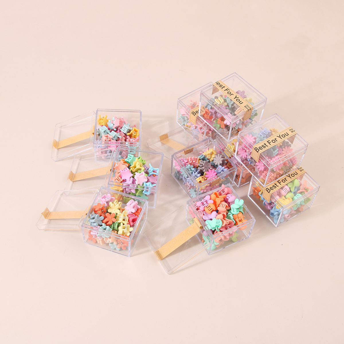 Guanyang candy color boxed hairpin small clip children's cute mini small clip bangs side clip broken hairpin_voghion.com