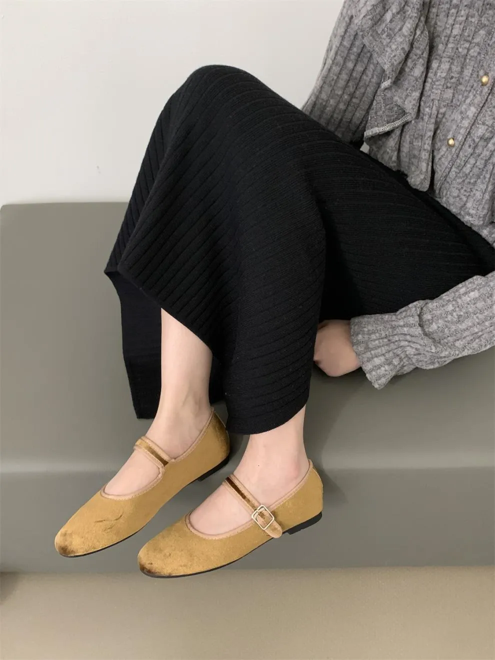Mary jane instappers voor dames comfortabele platte schoenen_voghion.com