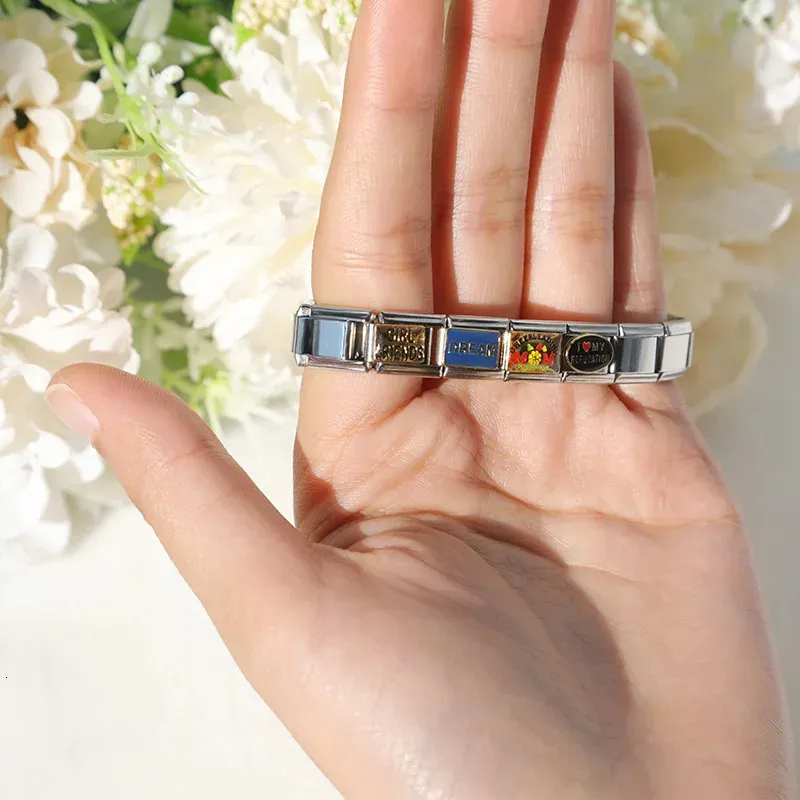 Hapiship charme italien pour bracelet bijoux en acier_voghion.com