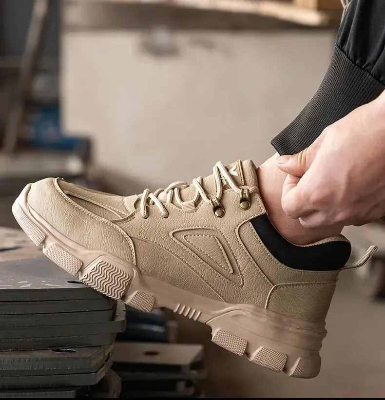 Bottes de travail indivisibles pour hommes, chaussures d'hiver à embout d'acier pour le sport et le transport direct 250402_voghion.com