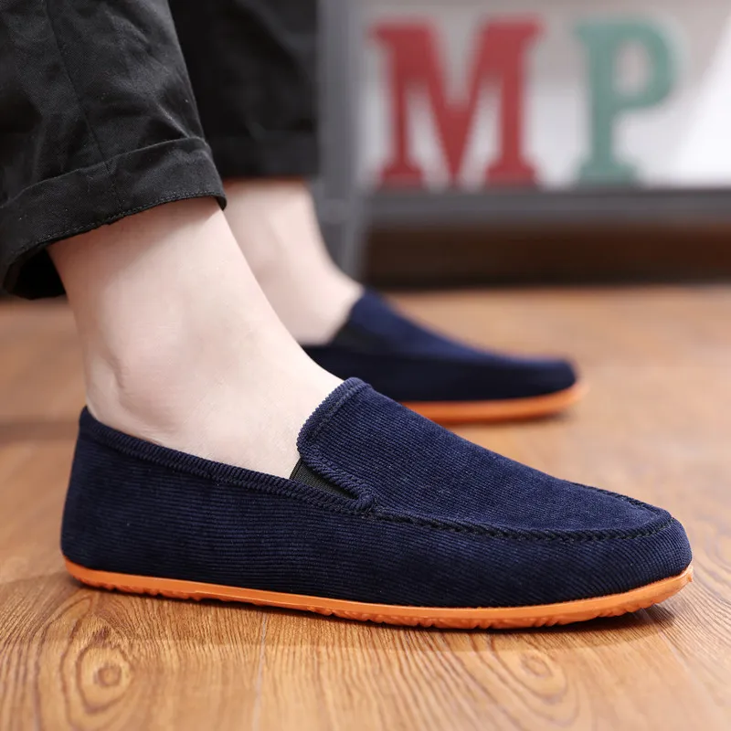 Herren Vulcanized Schuhe Canvas Sneaker Trendige Freizeitschuhe_voghion.com